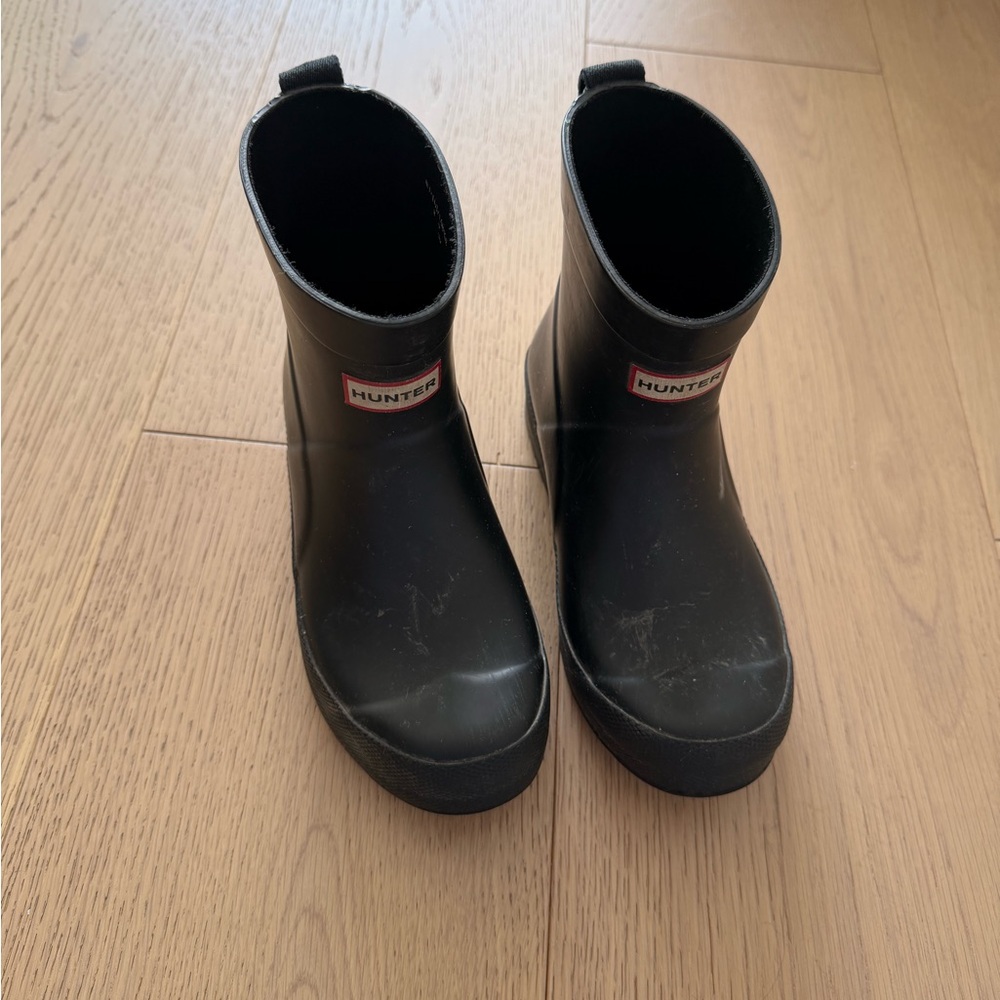 Hunter Kids Classic Black Rain Boots